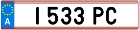 Truck License Plate